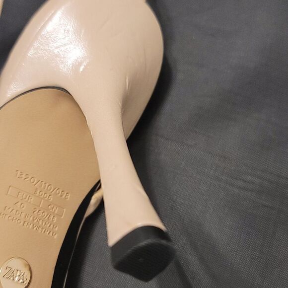 BRAND NEW ZARA HIGH HEEL STILETTOS WITH THIN STRAPS SANDAL - Picture 8 of 15